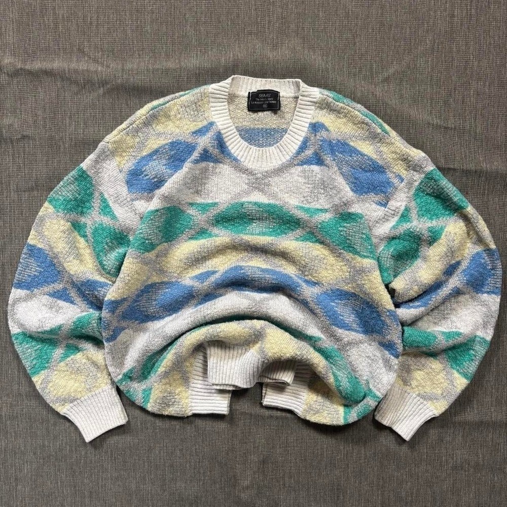 Multicolor Knit Sweatshirt